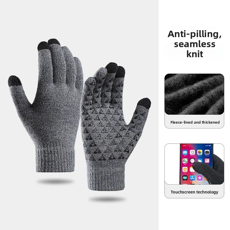 ถุงมือกีฬาวิ่งกลางแจ้งแบบยูนิเ - Wool Glove Lined บทวิจารณ์และราคา