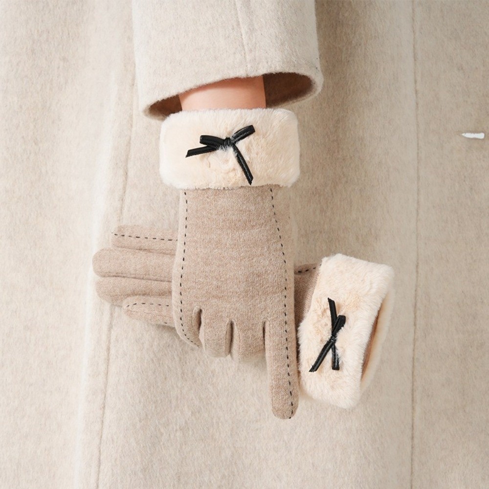 ถุงมือบุขนแกะเทียม ดีไซน์หนา ก - Wool Glove Lined บทวิจารณ์และราคา